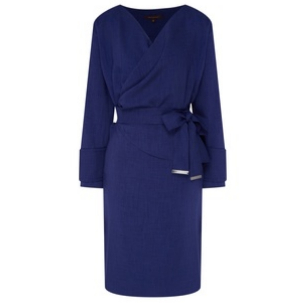 Adolfo Dominguez | Wrap-style Dress with Belt Tie